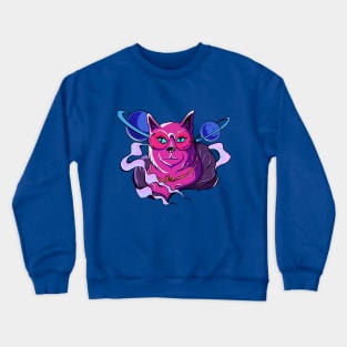 Galactic Cat Crewneck Sweatshirt